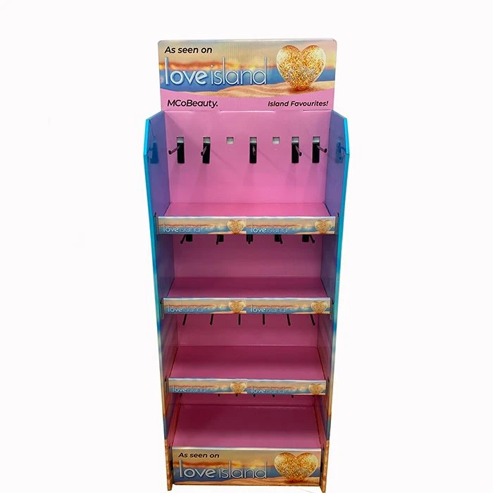 Gulv display stativ med kroker